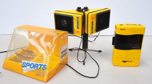 Lot 116 - Vintage Sony Sports SRS-35 Sports Active Speaker System w Original Box