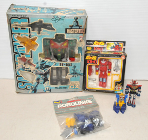 Lot 125 - Small Lot of Vintage Clover Mini Gokin Diecast Gundam Gun cannon in or