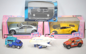 Lot 142 - Group lot Diecast Models inc 2 x Boxed Burago 1-32 Scale - Lamborghini
