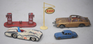Lot 145 - Group of vintage die-cast cars and accessories inc Corgi James Bond As
