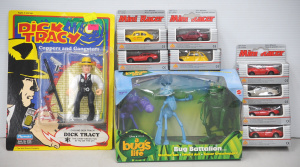 Lot 147 - Group of boxed carded toys inc Dick Tracy by Playmates, A Bugs's Life