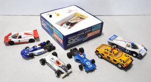 Lot 121 - Box lot of Vintage Mixed Scalextric & Other Kids Toys incl Start &