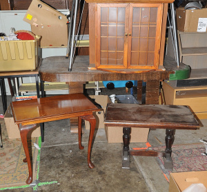 Lot 048 - 3 x Occasional Furniture incl 2 x Wooden Coffee Tables & A Wall Mo