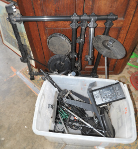 Lot 052 - Modern Legacy brand Electronic Drum Kit - model DD505, looks to be com