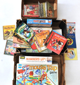 Lot 063 - 2 x Boxes vintage Board Games incl Monopoly, Mouse Trap, Battleship et