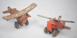 Lot 118 - 2 x German Huki Hubert Kienberger HK 546 wind-up loop the loop planes