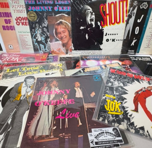 Lot 123 - Lge Grp Johnny O'Keefe LP Records Inc Live on the Gold Coast with Play