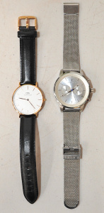 Lot 147 - 2 x modern stylish Mens Watches - Triwa Nevil Chronograph + Daniel Wel