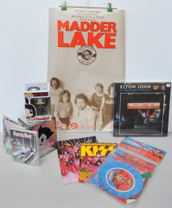 Lot Music & Other Related Items incl Madder Lake Band Poster for Mushroom Re