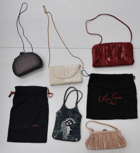 Lot 31 - 5 x Designer Evening bags inc Emilio Gallo for Lesilla beaded bag, Olga