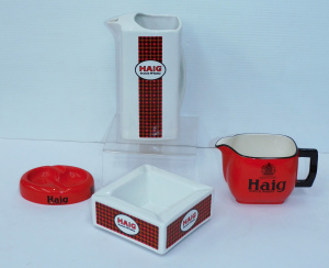 Lot 114 - 4 pces Vintage Carlton Ware Haig Whisky advertising ceramics inc 2 x W