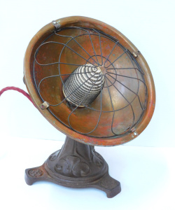 Lot 117 - c1930 Hecla Electric Beehive Heater - Copper surround with decorative