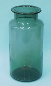 Lot 188 - Dartington modernist smoke glass vase - 28 5cm H