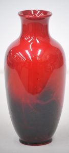 Lot 227 - Vintage Royal Doulton Charles Noke 'Sung' Flambe Vase decorated by Fre