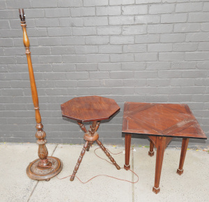 Lot 23 - 3 pieces of vintage vintage style occasional furniture inc octagonal ce