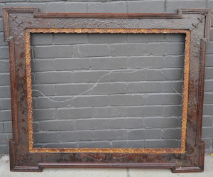Lot 74 - Large ornate picture frame c1900 to fit a picture 75cm H x 96cm W