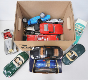Lot 93 - Group lot of die-cast model sport, racing and classic cars, Bburago and