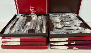 Lot 100 - James Dixon Wellington silver plated cutlery set for 8 - 7pce place se