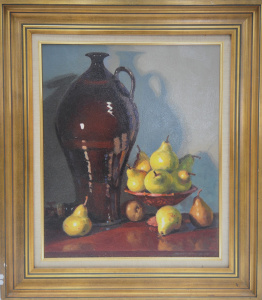 Lot 113 - Maxwell Edward (Max) Casey (1917 - 2005) Large framed Still Life Oil P