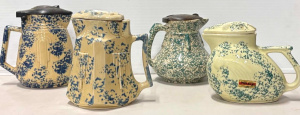 Lot 120 - 4 x 1930s + Australian speckled ceramic electric jugs - Hecla, Nilsen