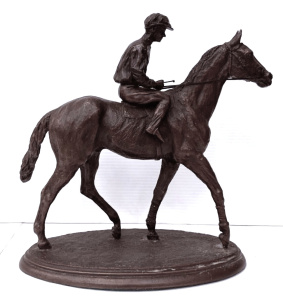 Lot 141 - Large Mary Pinsent Ltd Ed resin figure cast from a Bronze - The Thorou