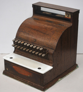 Lot 006 - Vintage National Cash Register 700 series - Decimal currency - Faux W