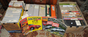 Lot 028 - 3 x Boxes of Vintage Modern Motor Automobile Magazines from 1976-1994