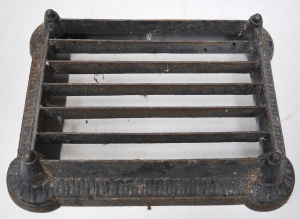 Lot 149 - Victorian cast iron boot-scrape - 40cm W