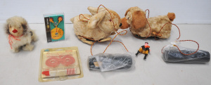 Lot 151 - Group vintage toys inc 1980s Phillips Electro-dynamic Stereo in-ear He