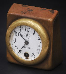 Lot 170 - Vintage New Haven Clock Co brass cased Car Dashboard Clock - 8 day, ma