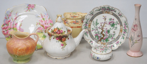 Lot 182 - Group of quality vintage English ceramics inc Wedgwood aesthetic plate