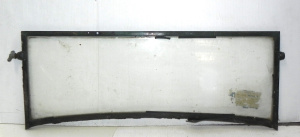 Lot 087 - Vintage Brass framed Shaped Ford Model T Windscreen - remnants of old