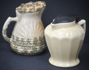 Lot 109 - 2 x vintage Art Deco ceramic electric Kettles inc Sunshine Electric su