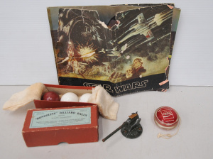 Lot 117 - 4 pces vintage inc Russell Super Coco Cola Yo-Yo, Boxed English Bonzol