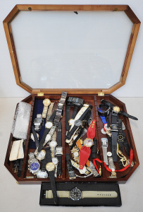 Lot 138 - Large lot vintage & Modern Mens & Ladies Watches - 1980s onwar