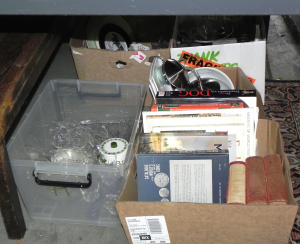 Lot 025 - 5 x boxes mixed items - English china, Glass & Crystal, Australian