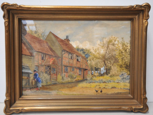 Lot 112 - Evelyn Leslie Redgrave (British, 1849 - 1932) Gilt Framed Watercolour