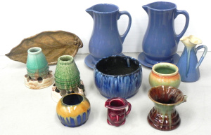 Lot 149 - Group of Australian ceramics inc pair of signed AM Boyd dishes (chips