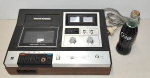Lot 151 - Vintage National Panasonic Stere Cassette Tape Deck M269 & Novelty