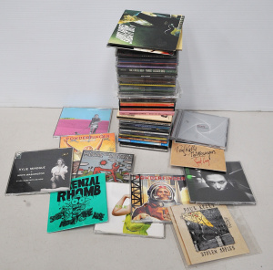 Lot 152 - Box lot of Australian CDs incl ACDC, Kylie Minogue, Hoodoo Gurus, Tumb