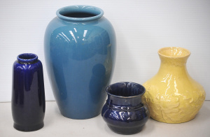 Lot 161 - 4 pieces of vintage Australian and English art pottery inc stamped War