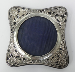 Lot 175 - Sterling Silver 1905 Hallmarked Birminghman Photo Frame by FJ Hall - v