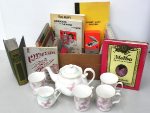 Lot 018 - Box Mixed inc Vintage Books HC Hero Myths & Legends, Melba, Man of