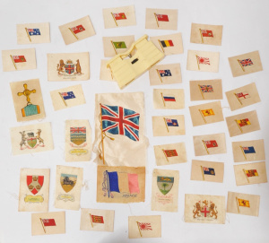 Lot 028 - Group lot - Vintage Silk Cigarette Cards & other items - Modernist