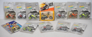 Lot 051 - Large group of boxed and carded die-cast and plastic model motorcycles