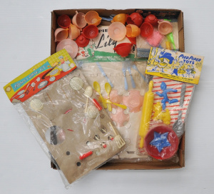 Lot 069 - Group of packaged household and kitchen ware toys inc Pied Piper Pastr