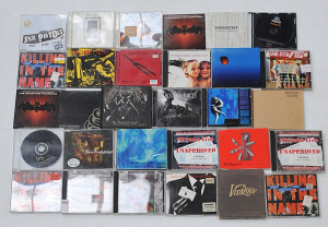 Lot 077 - Lot of Heavy Rock & Metal CD Albums & Singles incl Rage Agains