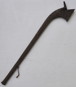 Lot 119 - Vintage intricately carved Polynesian hardwood snake type battle club