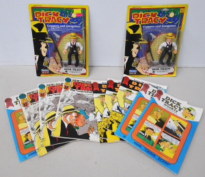 Lot 126 - Group lot - Vintage Dick Tracy toys - 2 x mint carded Dick Tracy Actio