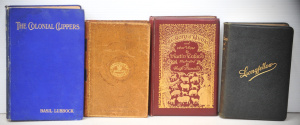 Lot 130 - 4 x Books incl Thomas De Quincey Speculation, cover Parliament of Vict